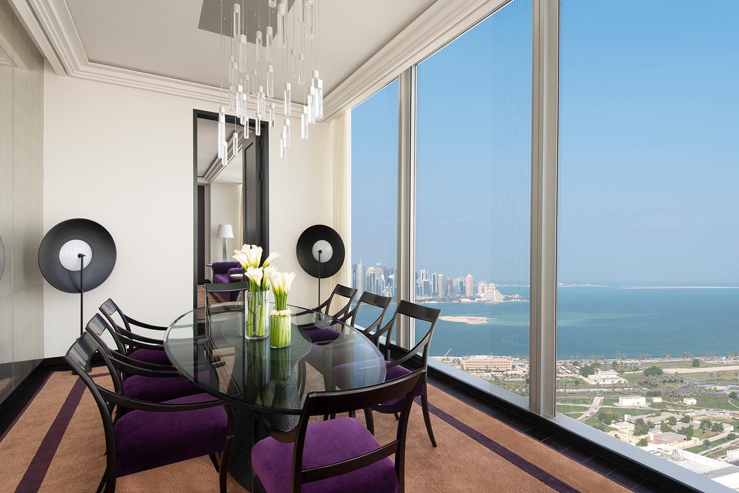 Banyan Tree Doha At La Cigale Mushaireb חדר תמונה A view from a penthouse apartment